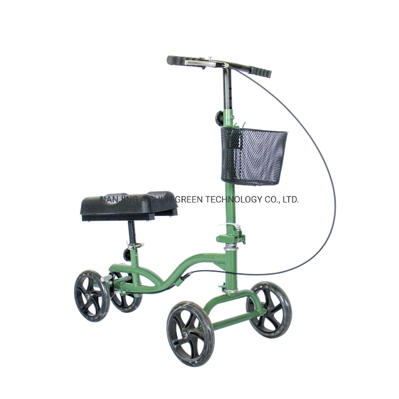 Steel Foldable Walking Rollator Knee Walker Scooter