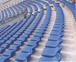 Stadium Chairs with Armrest Blow Moulding