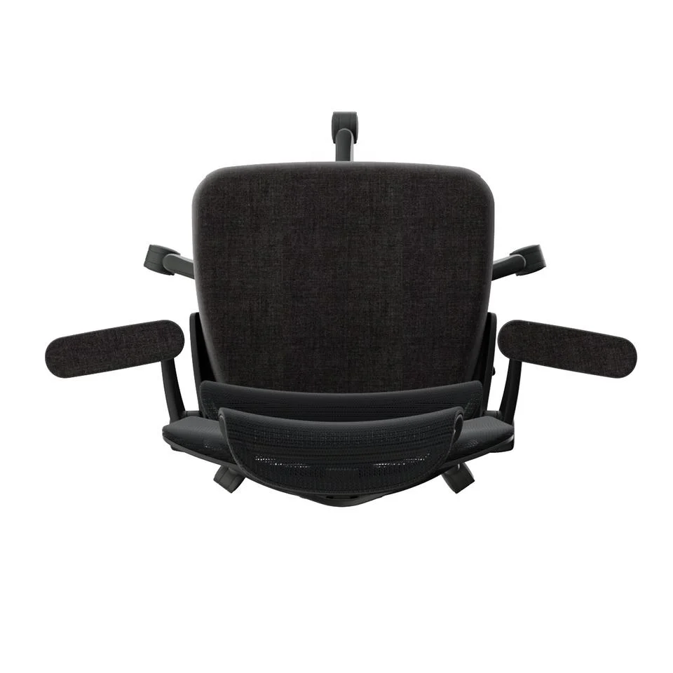 Anji Factory MID Back Adjustable Office Mesh Swivel High Back Office Ergonomic Chair Swivel New Design Armrest