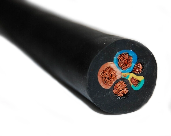 450/750V Copper Conductor Epr Insulation Pcp Outer Sheath Rubber Flexible Cable 2X6mm2