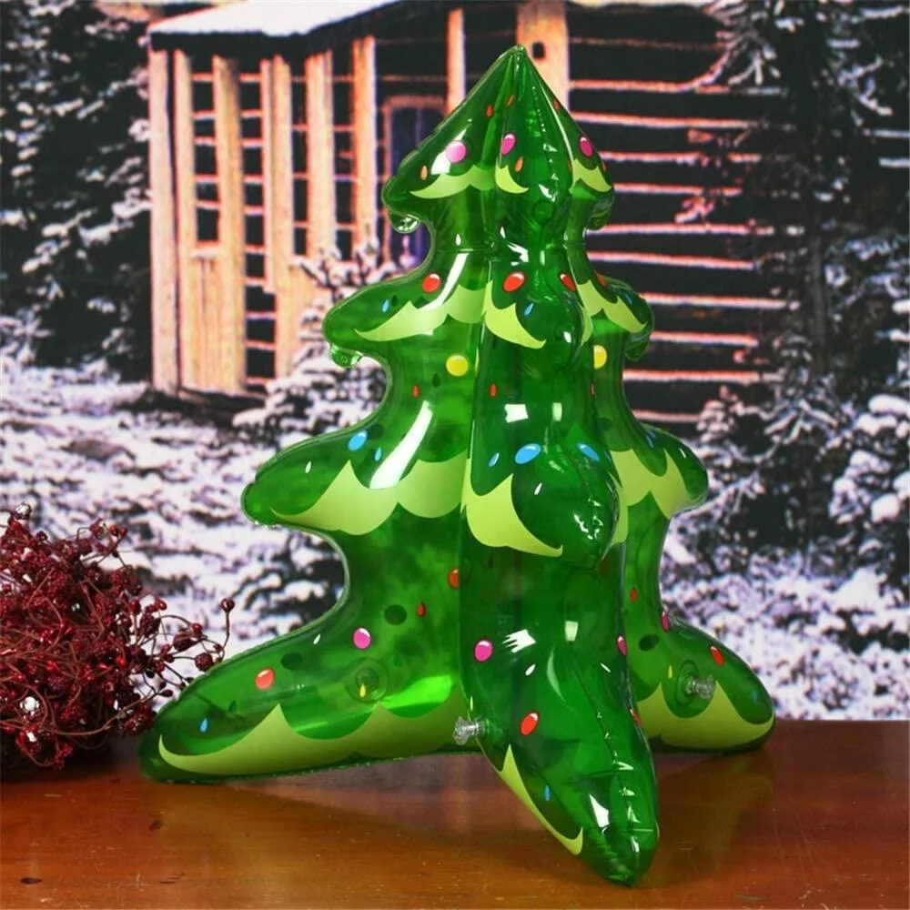 PVC Mini Small Inflataable Christmas Tree Toy for Home Club Bar Party Decor Hanging