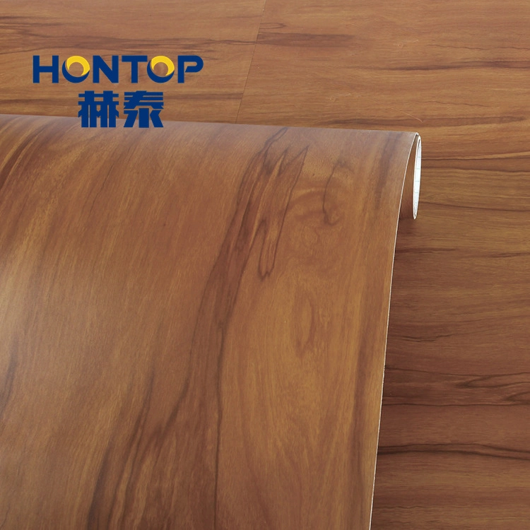 Wood Effect Grain Film Lamination PVC Membrane Wall Panel Decoration Film