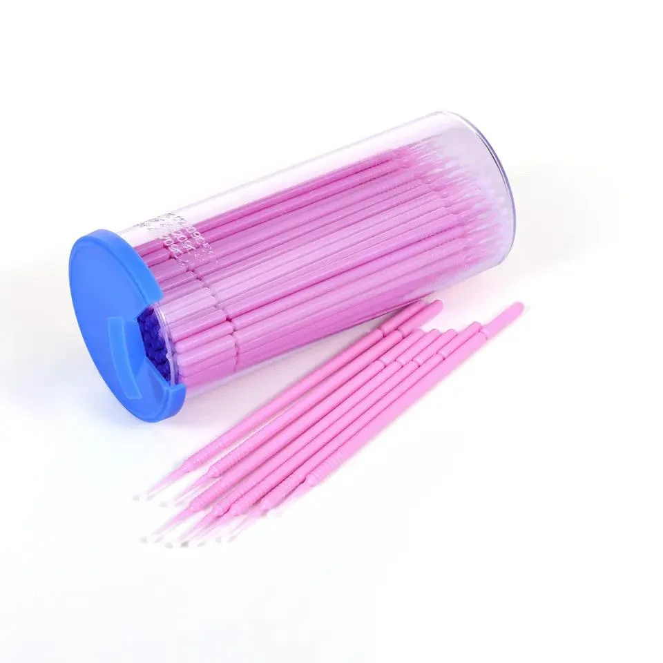 SJ False Eyelashes Cotton Micro Tip Swabs Disposable Dental Micro Brush Applicator