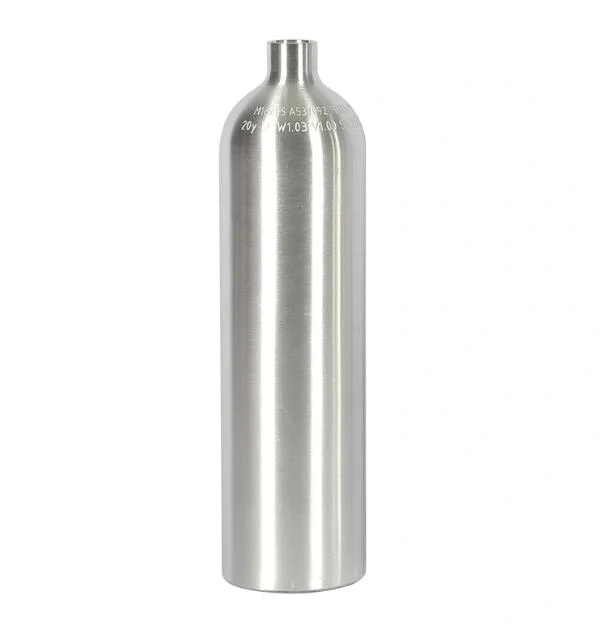 2L Original Factory Medical Aluminum Oxygen Air Cylinder Gas Container