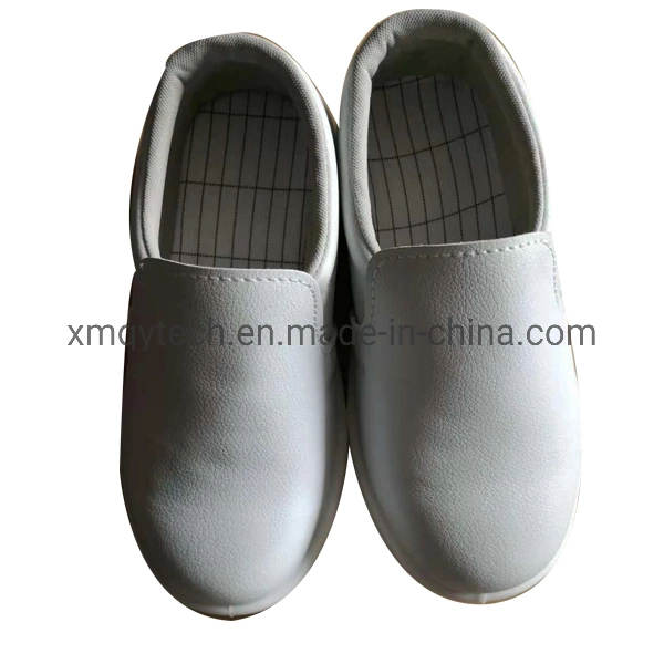 Blanc semelle plat anti-statique ESD Chaussures pour salle blanche