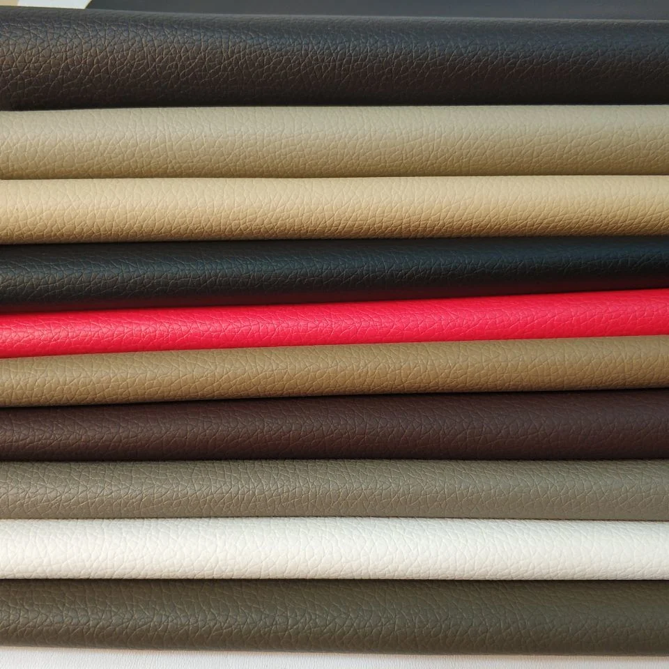 PVC Leather Fabric for Car Seat Cover Embossed Synthetic PVC Leather Fabric High Quaker Imitation Leather for Car Seat