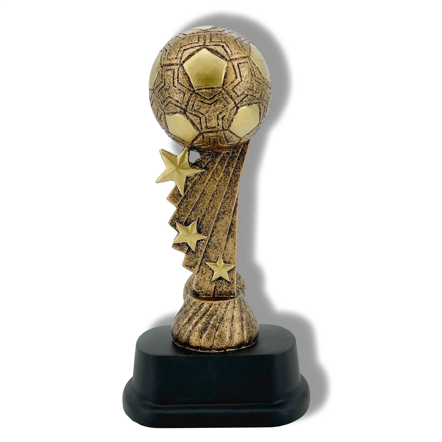 Resin Trophy Soccer Star Award of Sports Souvenir Promotion