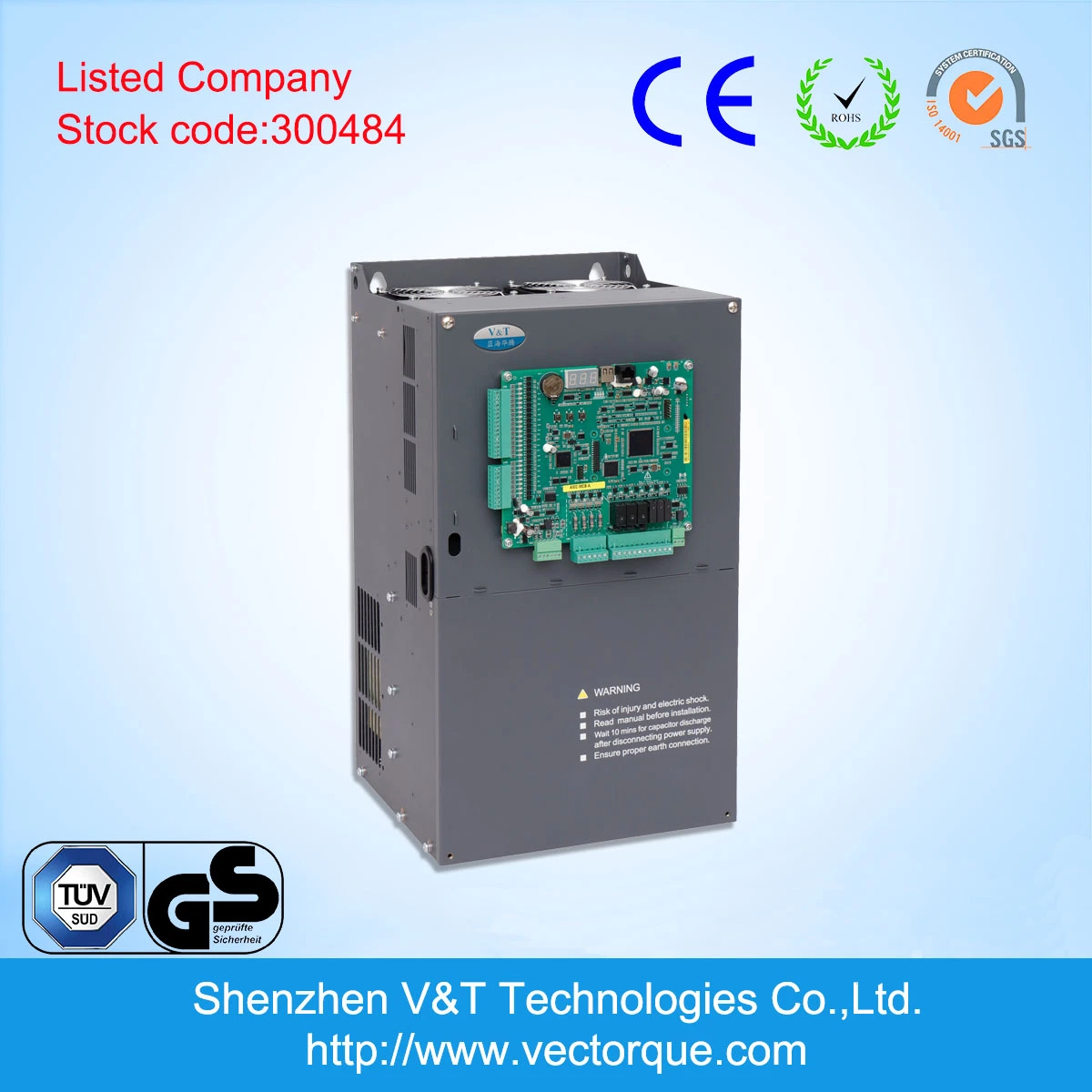 Electric Cabinet Elevator Inverter Can/Modbus RS485 Communication