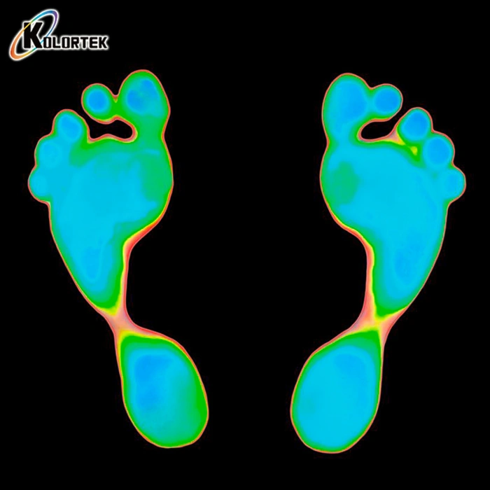 Pregos Thermochromic de cristal líquido com mudança de cor de tinta de arco-íris