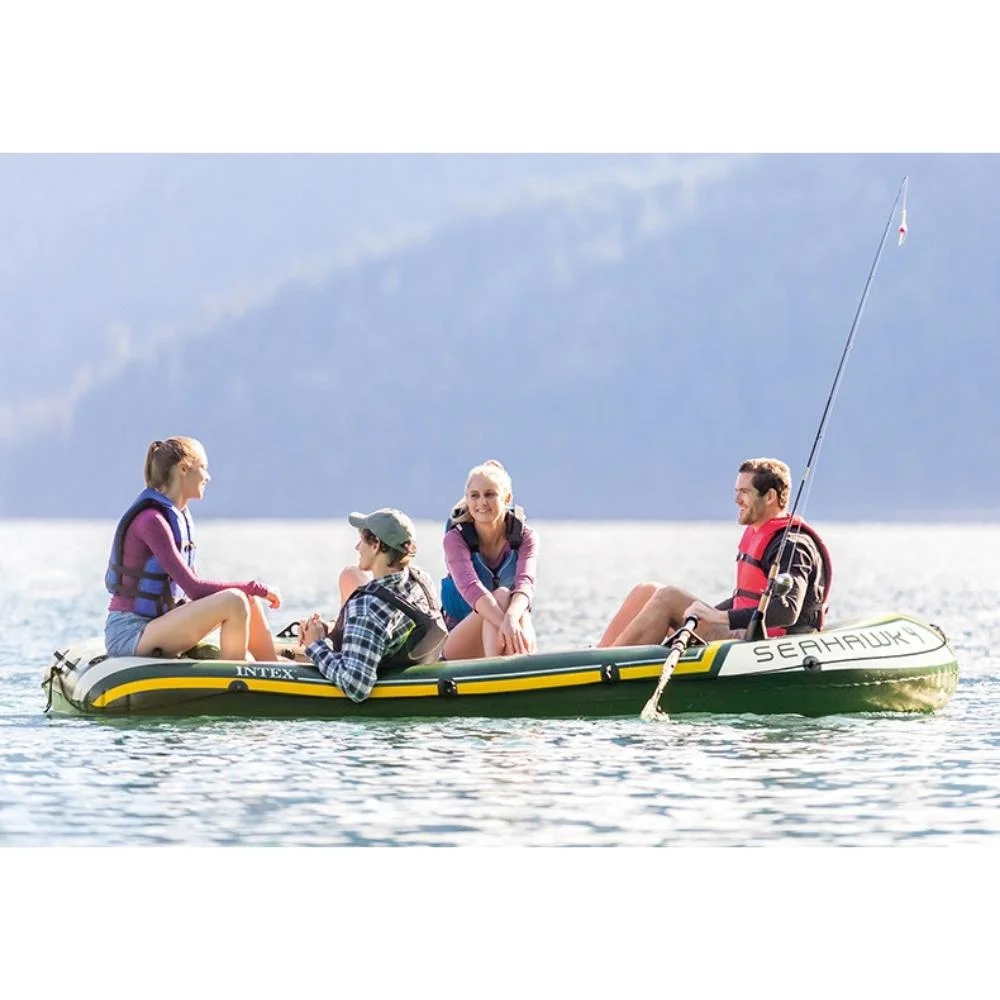 Bateau portatif en kayak gonflable extra-robuste avec 2 palettes Pour la pêche voile détente sports nautiques Wyz19600