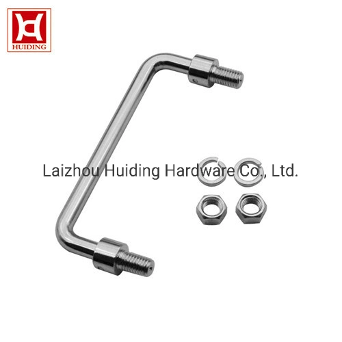 Steel Chrome Plated Chest Handles, Machine Parts Folding Handles Hardware Pull Handle, Adjustable Hardware Parts Industry Handles with Screw