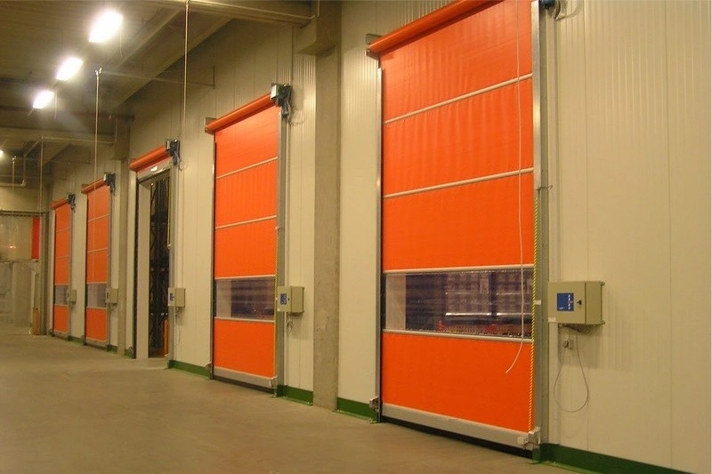 Big Sale Cold Storage Rolling Folding Roller Shutter Fast PVC Fabric Door Electric PVC Rapid Automatic Door