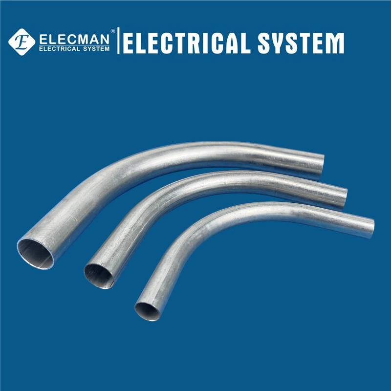 Electrical Metallic Tubing (EMT) Elbow 45 Degree or 90 Degree EMT Elbow Conduit Elbow Curva EMT