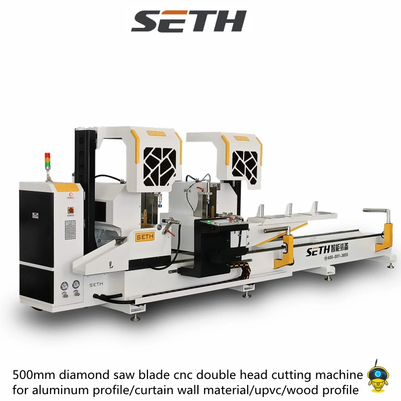 Hot Sale CNC Double Head Cutting Saw for Aluminum Profile/ Aluminum Window Door Making/Aluminum Curtain Wall Material/ UPVC Window Door Making