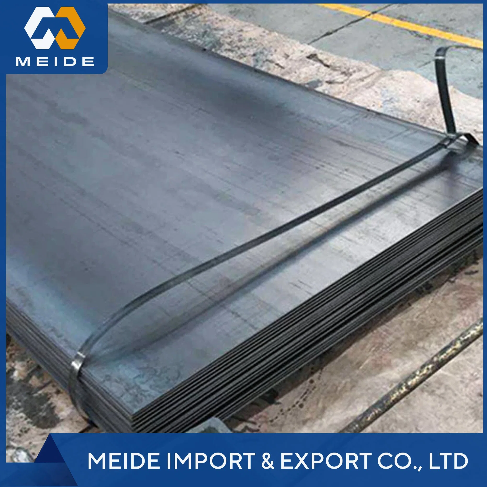 6mm Thick Sm400b ASTM A573 Gr65 S275j2 4X8 Cast Iron Steel Hot Rolled Flat Metal Plate Low Carbon Steel Plate