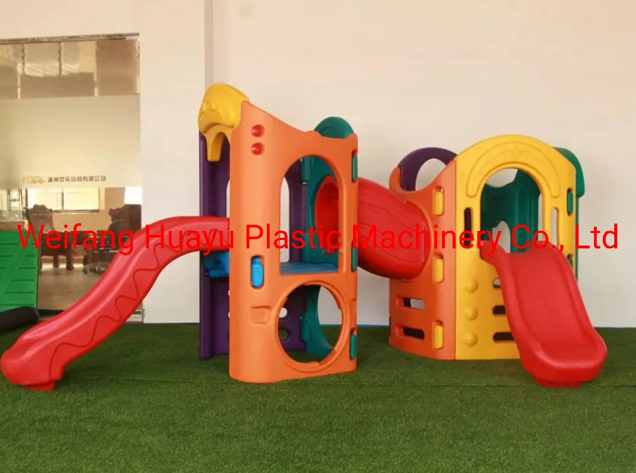 Parque infantil de plástico juegos de entretenimiento para niños deslizante de plástico de producción de automóviles de la máquina de moldeo por soplado