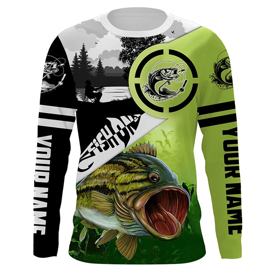 Wholesale/Supplier Jerseys Long Sleeve Upf 50 Custom Sublimation UV Fishing Shirts