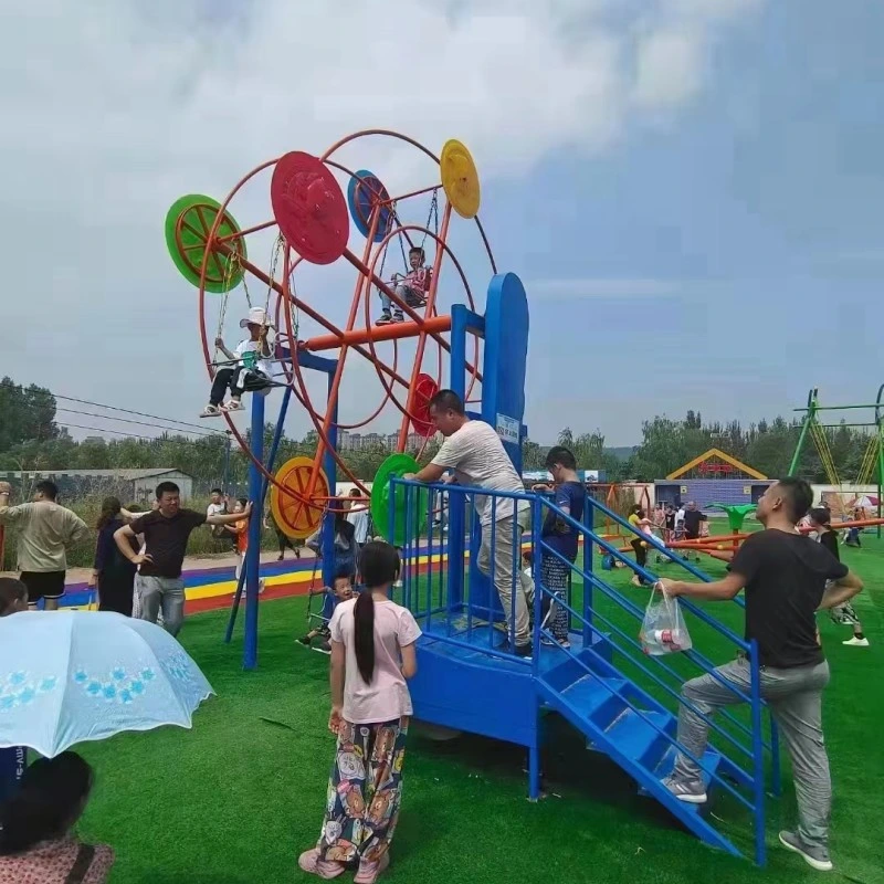 Outdoor Product Amusement Carnival Park Unpower Rides Game Mini Unpowered Kiddie Ferris Wheel