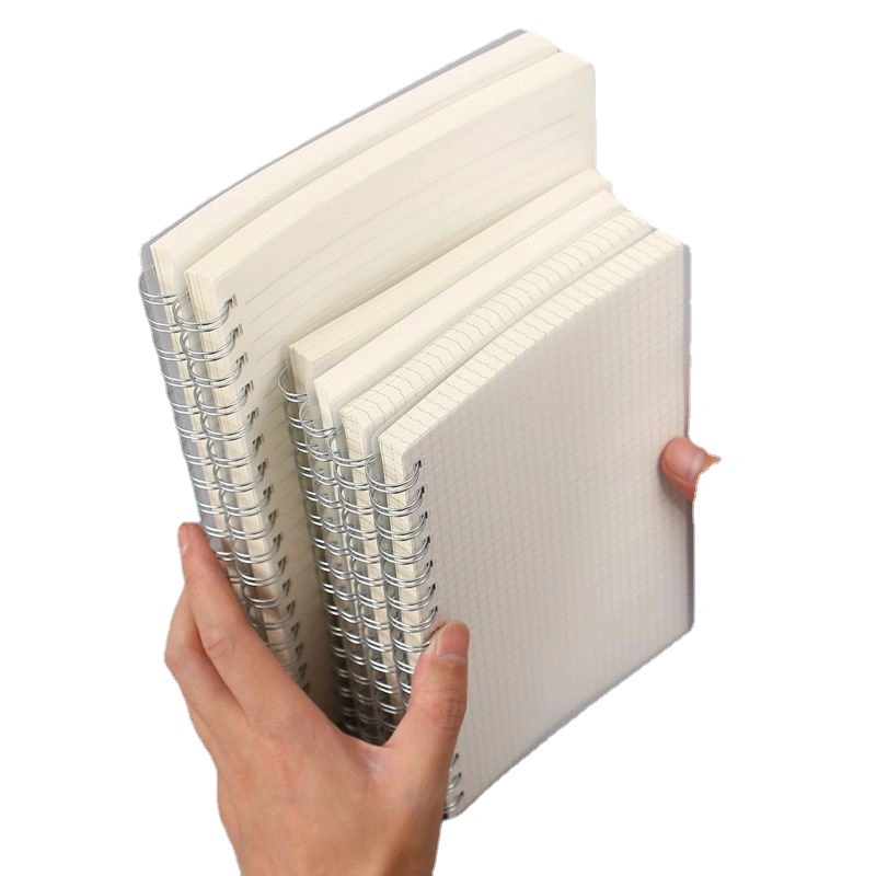 Produção profissional de Hard Shell Papel Kraft Cobrir Notebook em espiral, Alimentação escolar da Casa e pintura de endereços