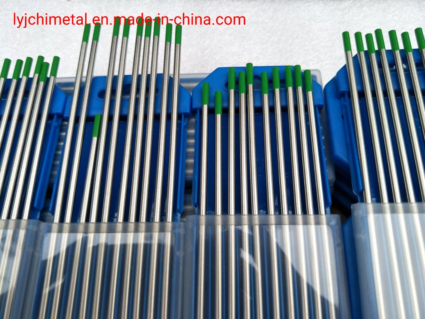 Pure Tungsten Electrode for TIG Welding Consumables Dia2.4*150mm Wp-Green