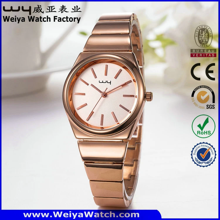 ODM Fashion Casual Alloy Quartz Ladies Wrist Watch (Wy-104C)