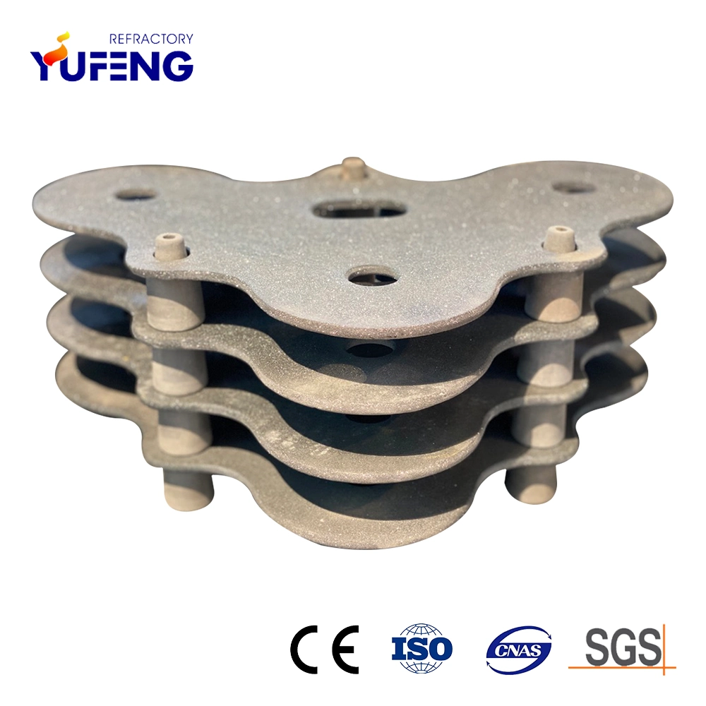 Long Service Life Pure Sintering Fine Sic Grain Recrystallized Kiln Furniture Sanitary Ware Plate