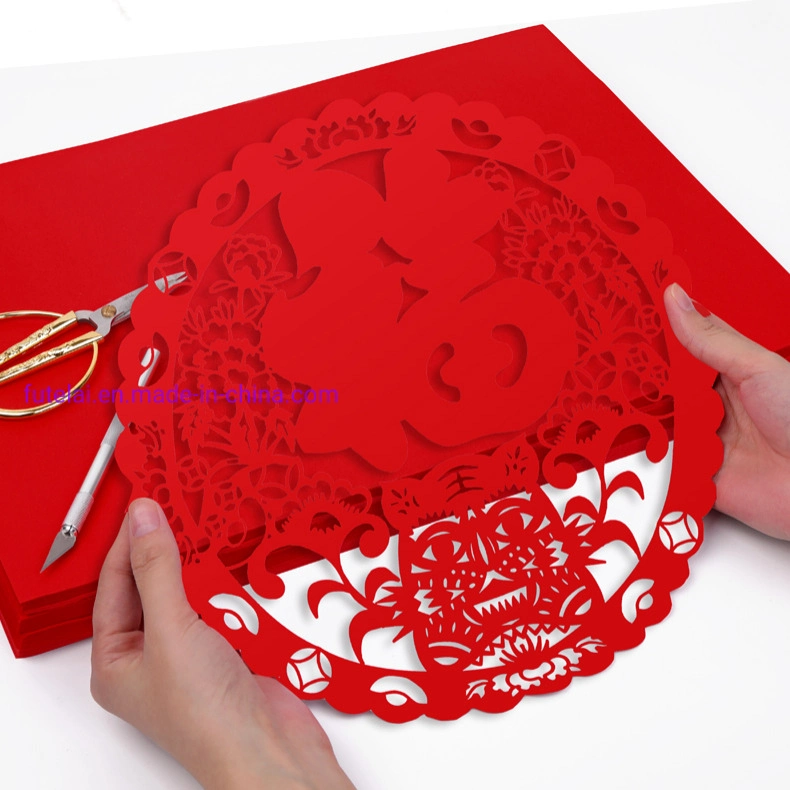 Paper-Cut Special Red Rice Paper Red Hand-Cut Paper