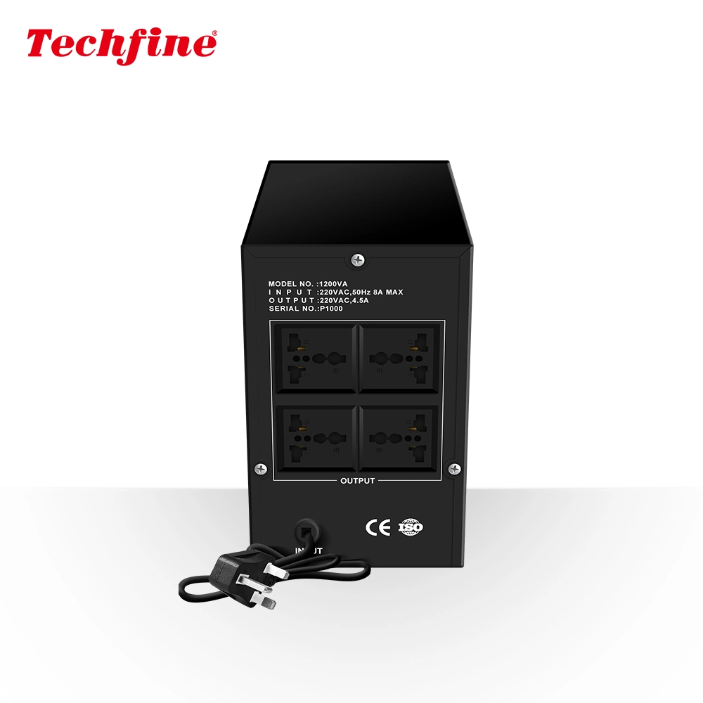 AVR Smart Offline Line Interactive LED LCD 1200va 600W UPS for Computer