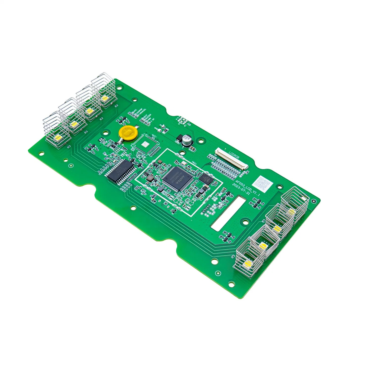 PCBA para fritadeiras a ar com visor LCD TFT de 5 polegadas Compatível com Wi-Fi Bluetooth Android System