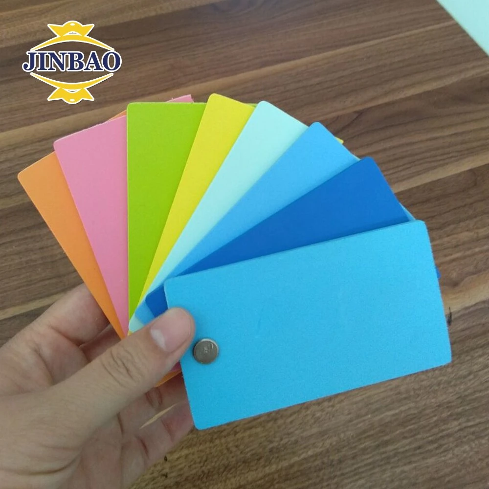 Jinbao 1220*2440 4X8FT Cut Color Board Price 3mm High Density 6mm PVC Plastic 3mm PVC Foam Sheet EVA Foam