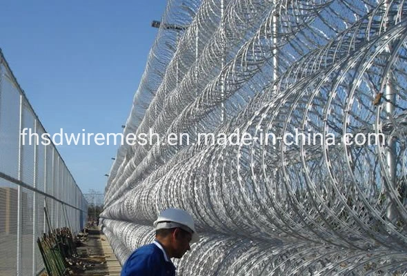 Galvanized Barbed Wire Security Guard Stainless Steel Wire Razor Wire