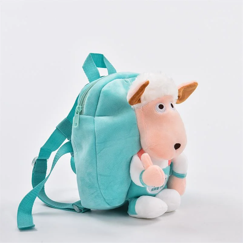 Customizable and Creative Affordable Gifts Animals Plush Lambskin Bag