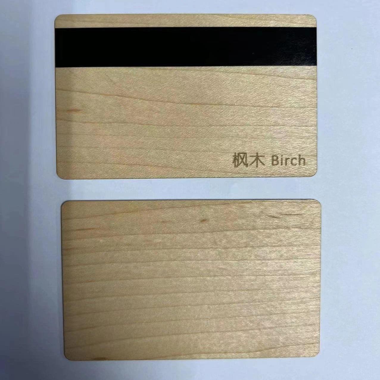 Free Sample Business Blank Card NFC Ntag 213 Bamboo Wood Card