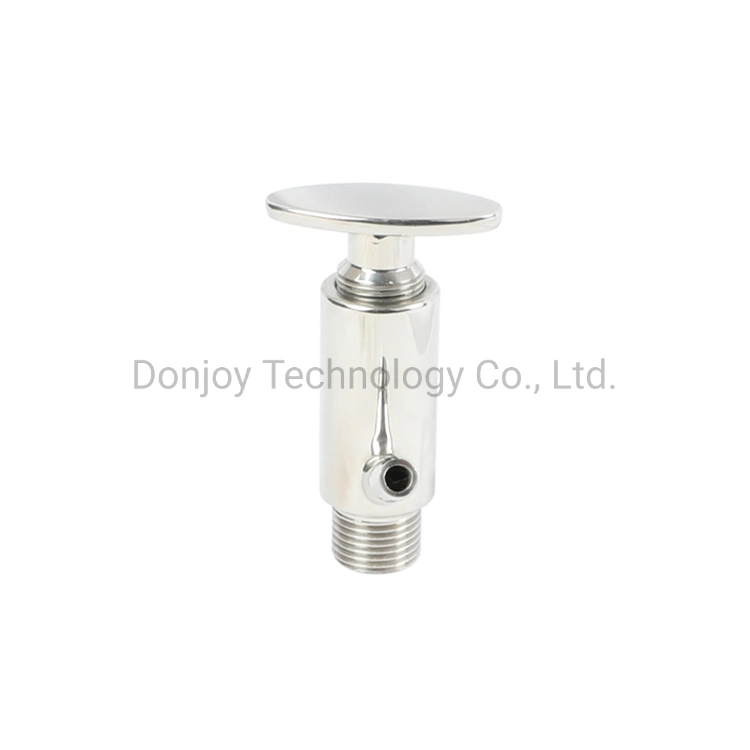 Stainless Steel Thread Sampling Valve with Elliptic Type Handle Wheel