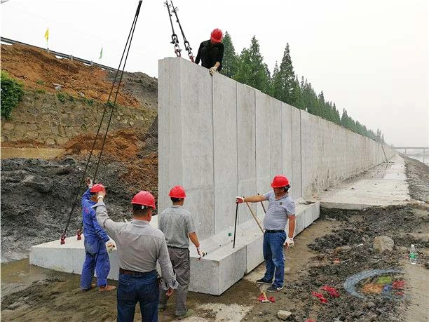 Molde de parede de retenção de betão pré-fabricado avançado