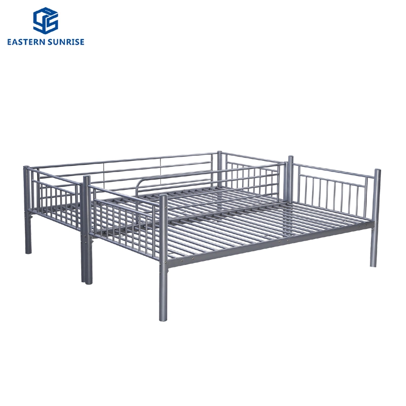 School Dormitory Furniture Apartment Home Metal Bunk Bed Iron Beds Frame