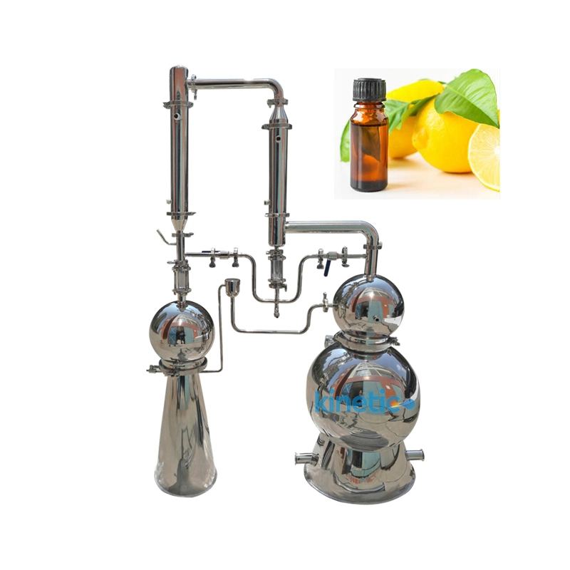 50L Aroma Oil Separating Machine Lemon Rose Essential Oil Extractor