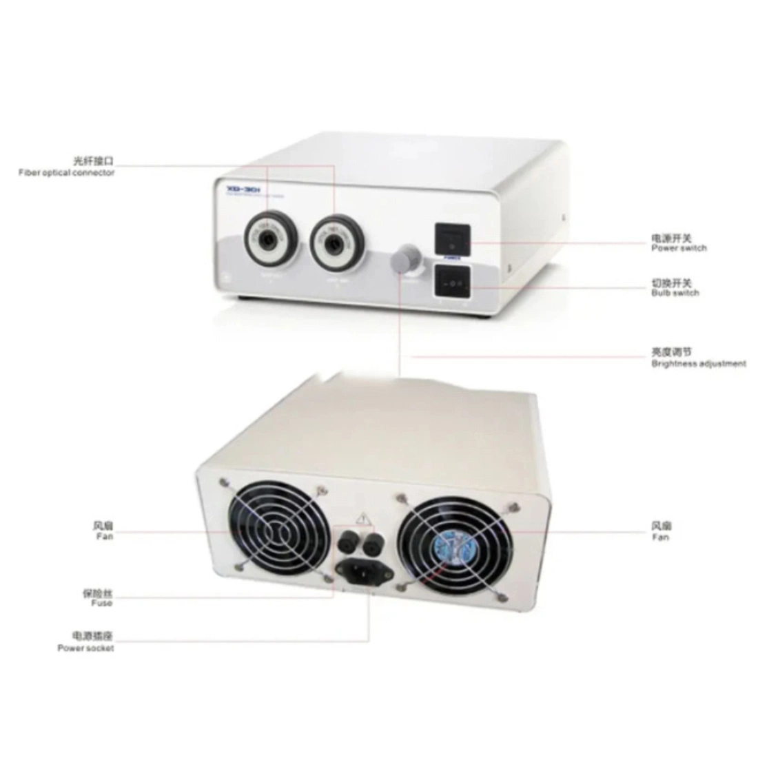 Medical Laparoscopic Arthroscopy LED Cold Light Source for Endoscopes