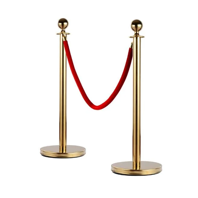 Уютный очаровательный VIP веревки Gold Торгового Центра Stanchion очереди барьер