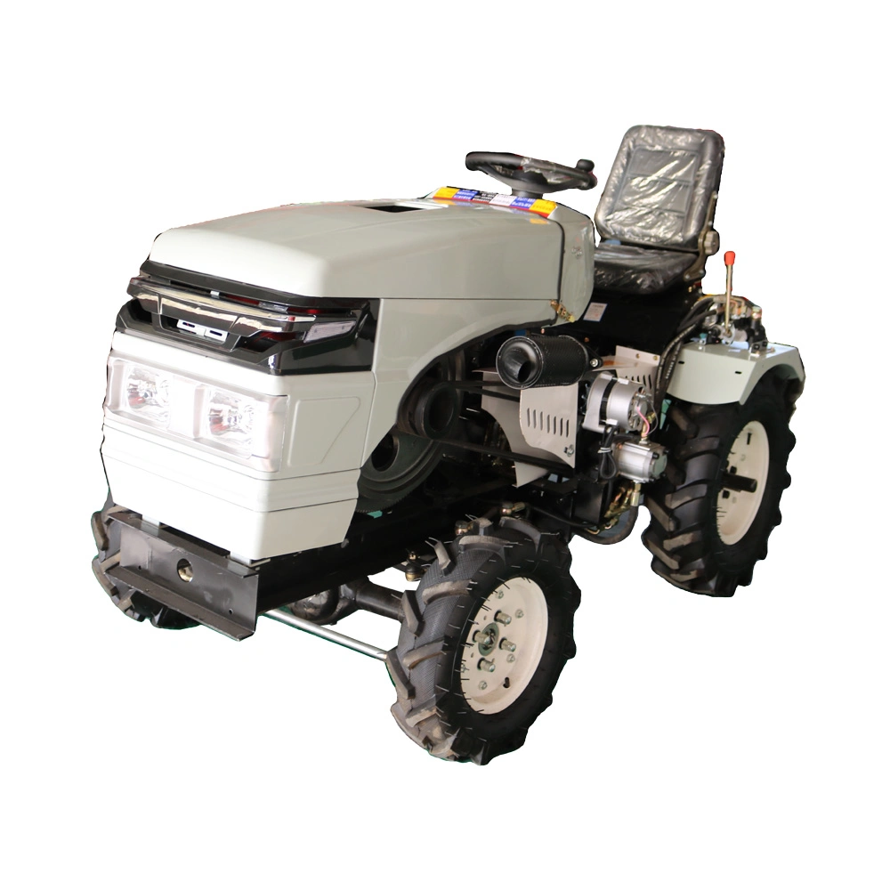 Agricultural Machine Equipment One Cylinder Engine 25HP Mini Wheel Tractor for Sale