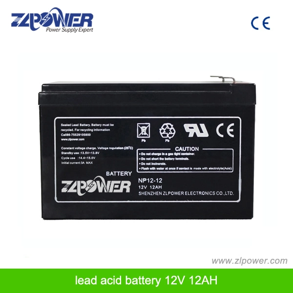 12V vedadas Maintenanca Livre Bateria de chumbo-ácido