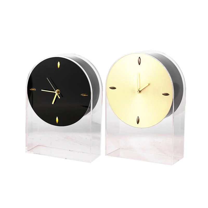 Moderne Luxus Kreative Geschenke Ornament Wohnzimmer Dekorative Desktop-Mode DIY-Uhren aus Acryl