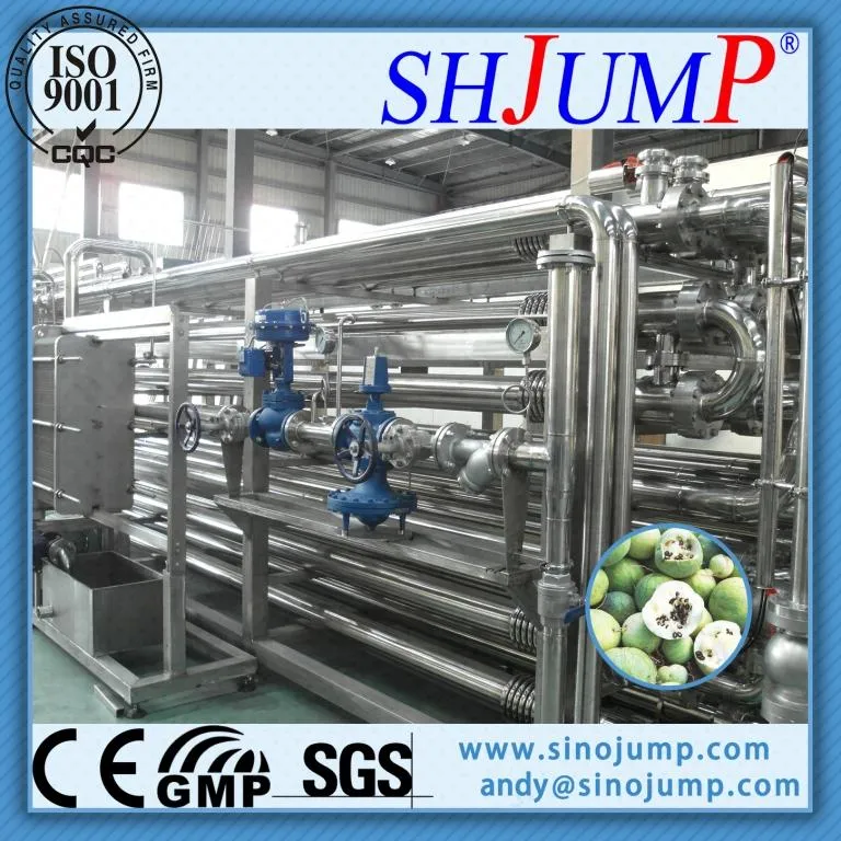 Fruit Juice Tubular Sterilizer/ Fruit Puree Sterilizer