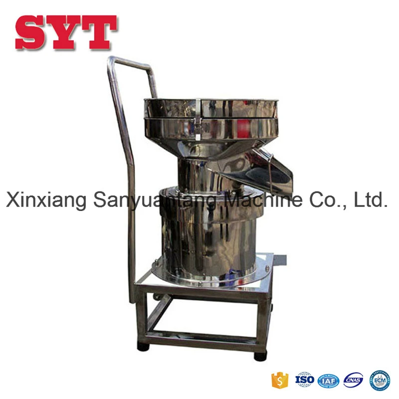 Separator Filter Milk Vibrating Screen Drinking Sieving Machine