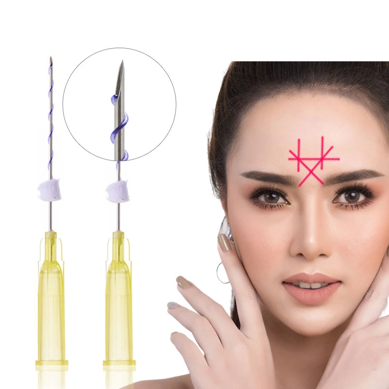 Magical Korea Mono Pdo Thread Face Lift /Wrinkle Remover Facial Threading Pdo Screw Sharp Needle