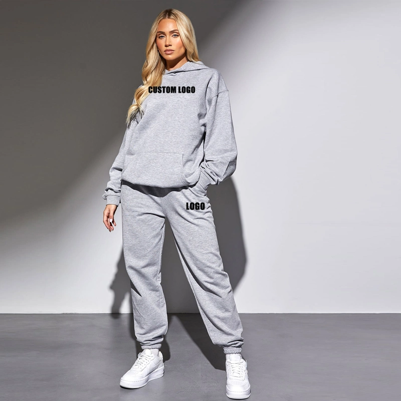 High quality/High cost performance Tech Fleece embroidered Oversized Ladies Tracksuits Sets for Women