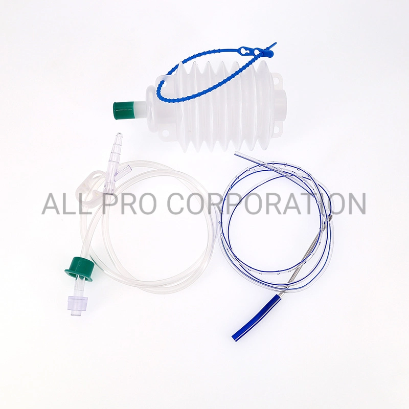 Medical Spring / Hollow / Ball Type Disposable PVC/Silicone Closed Wound Drainage Reservoir System