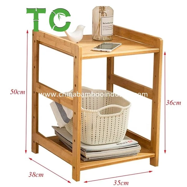 Factory Price Bamboo End Table Snack Coffee Table Display Corner Table Rack Console Table Bedside Table