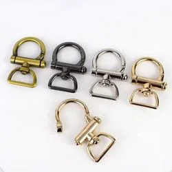 Clasp Snap Hook Handbag Spring Connector Keychain Buckles