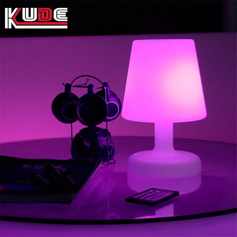 LED Touch Bedside Table Lamps Indoor Battery Operated Lamp